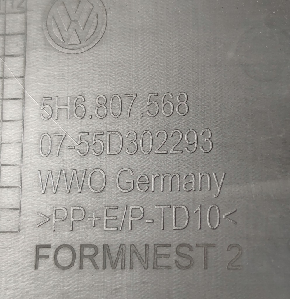 фото №9, Спойлер бампера задняя vw golf viii 8 5h6807568