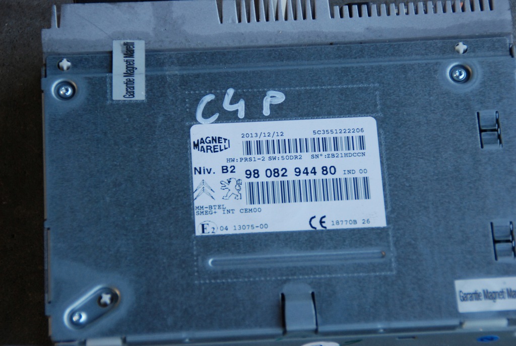 фото №2, Citroen c4 picasso ii радиопроигрыватель 9808294480