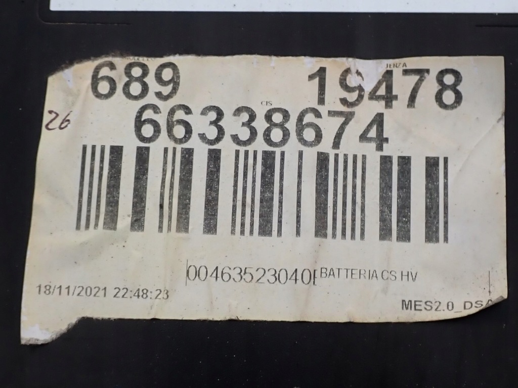 фото №15, Акумулятор акумулятор оригінал plug-in jeep compass ii 1.3 132kw 22r