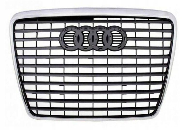 фото №1, Audi a6 c6 решітка радіатора середня решітка радіатора w бампері хром