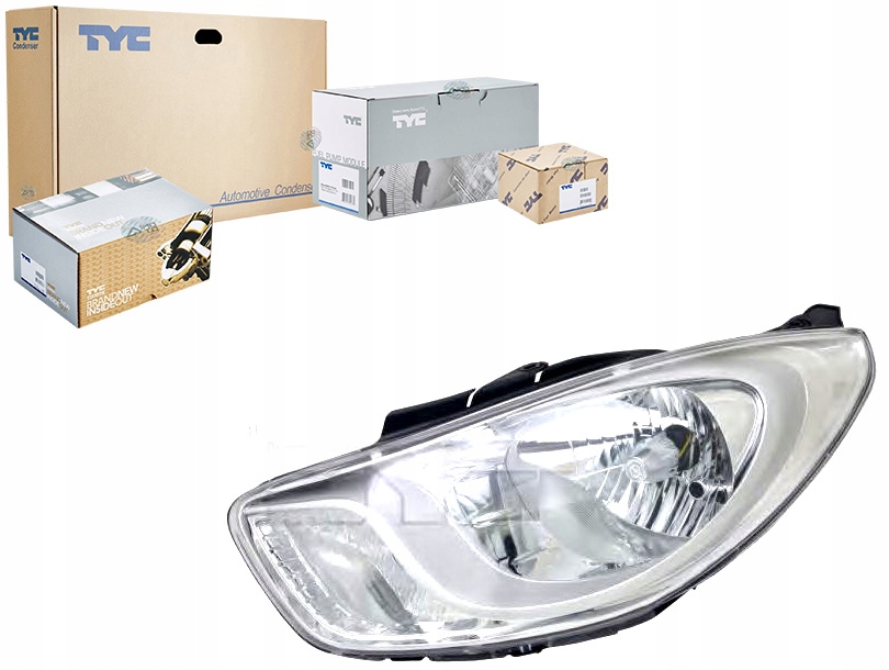 фото №1, Фара h4 электрический с двигателем цвет вкладыш