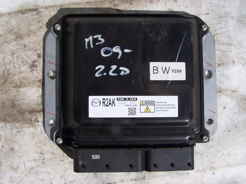 фото №1, Mazda 3 bl 2.2d бортовий комп'ютер двигуна 275800-8386