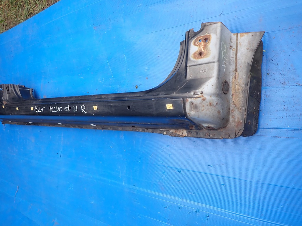 фото №3, Hyundai accent 00-05 3d поріг правий