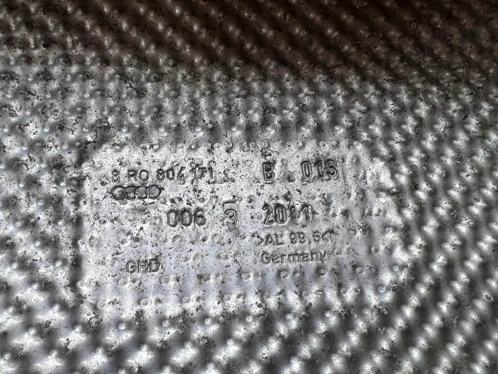 Накладка теплова вихлоп audi q5 8r 8r0804171b Ціна