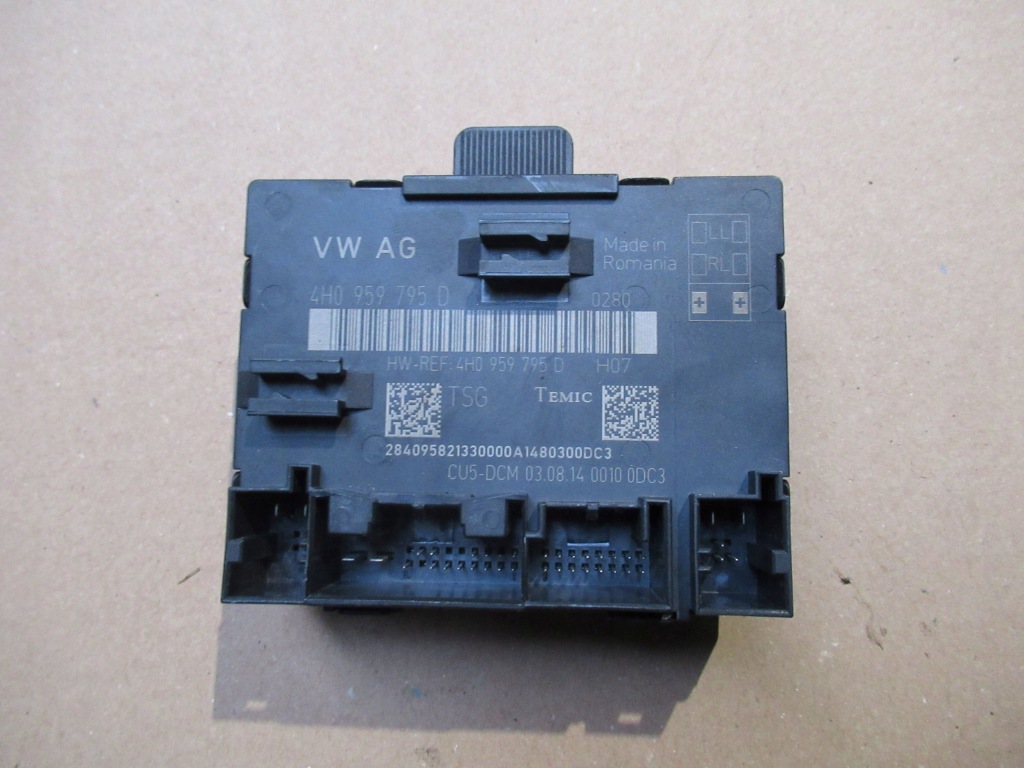 Купить Модуль блок управления дверь доводчик левое  задняя audi a8 d4 рестайлинг  4h0959795d