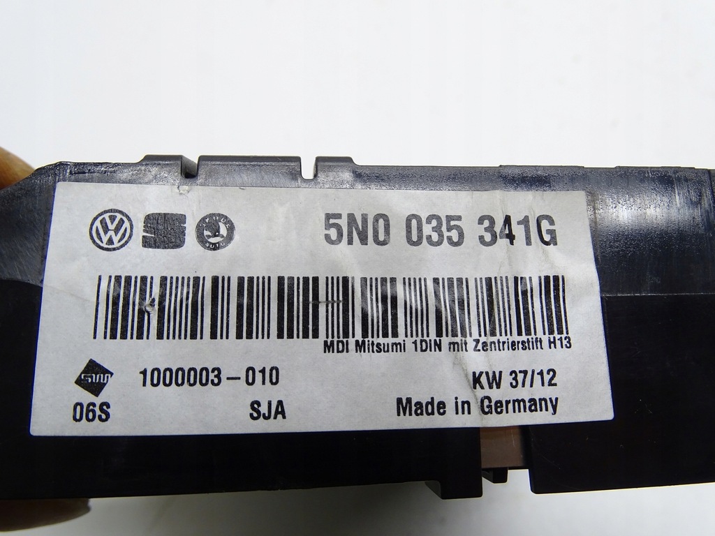 фото №14, Модуль зчитувач інтерфейс media-in 5n0035341g vw tiguan i 5n lift passat cc