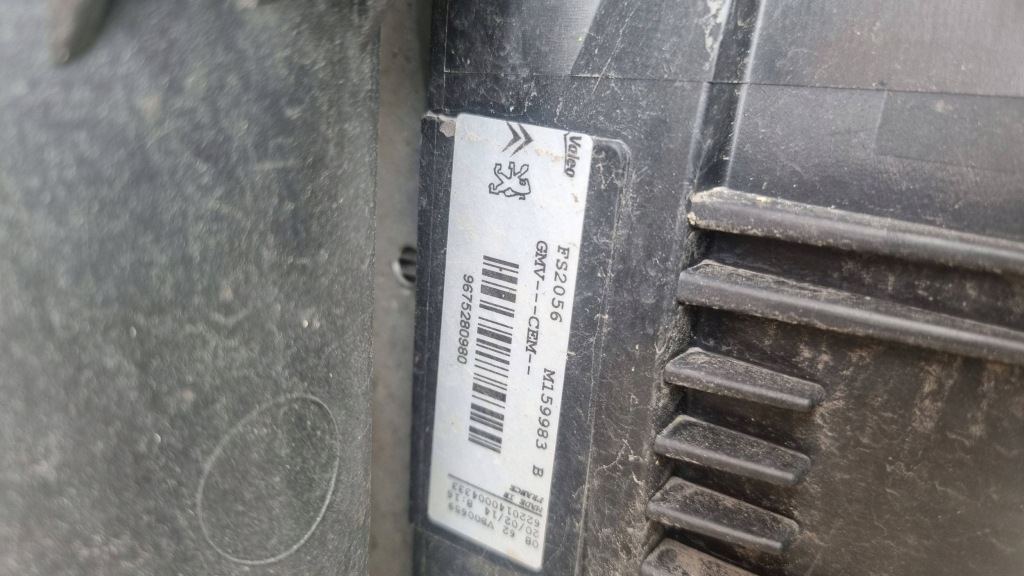 Peugeot 2008 208 1.4 1.2 vti hdi ремень передний радиатор воды вентилятор Киев