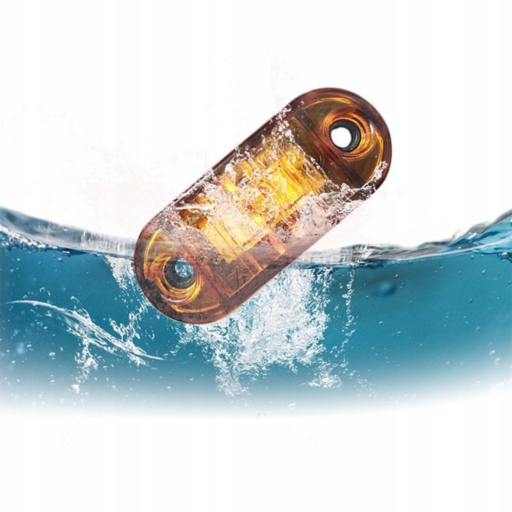 фото №16, Набір лампа obrysowych led габаритний ліхтар діодна помаранчева 10 szt + гвинтики