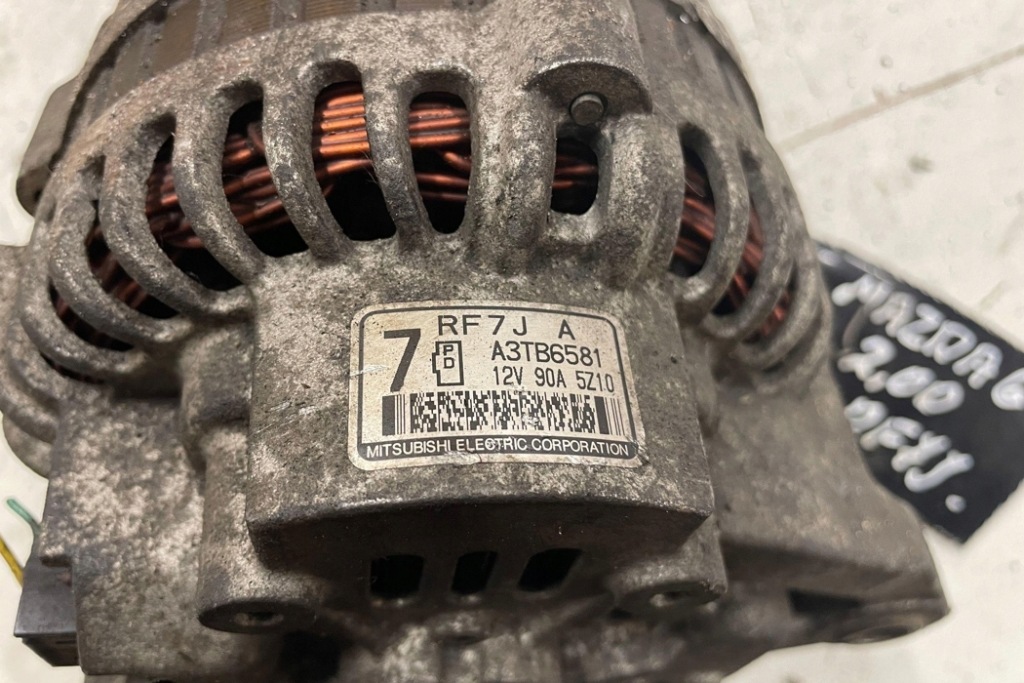 фото №1, Генератор mazda 6 estate gh rf7j 2.0l дизель 120kw 2010