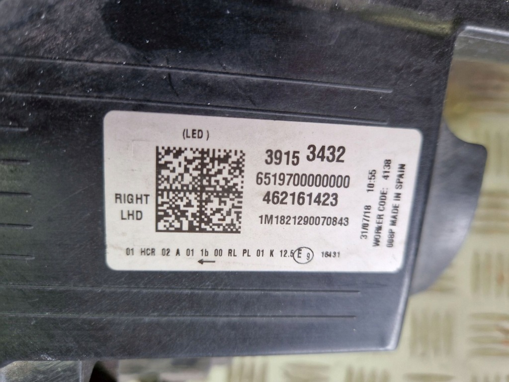 фото №5, Лампа передняя правая full led opel crossland x lift 2020r-