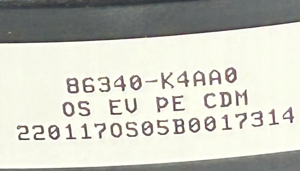 фото №7, Hyundai kona electric разъём зарядки крышка 86340-k4aa0