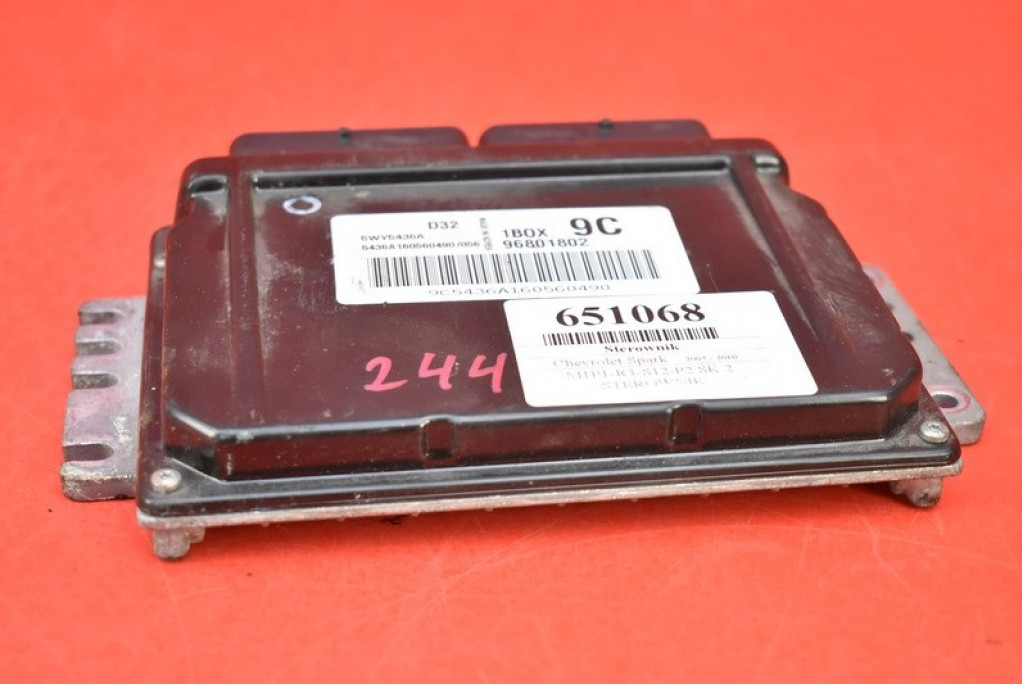 фото №6, Блок управления бортовой компьютер двигателя 96801802 chevrolet spark m200 0.8 52 km 05-10