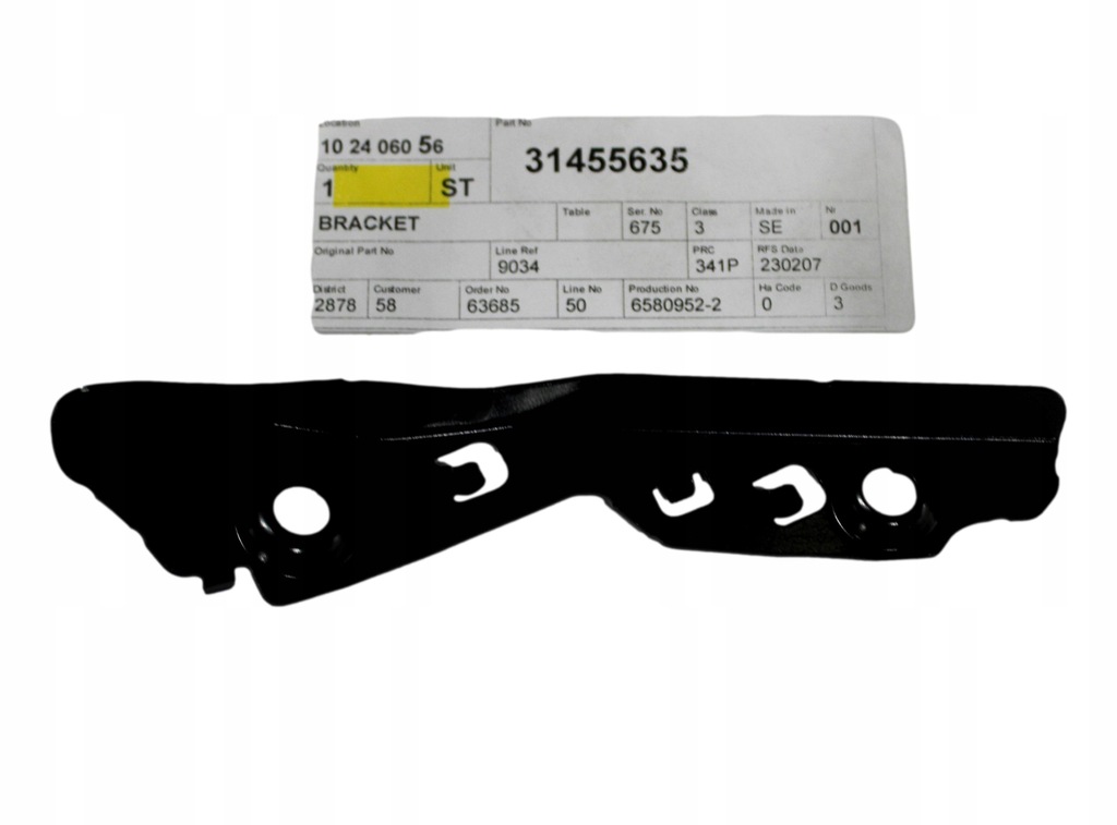 фото №9, Направляющая бампера передний правый volvo s60 v60 2019- оригинальный номер 31455635