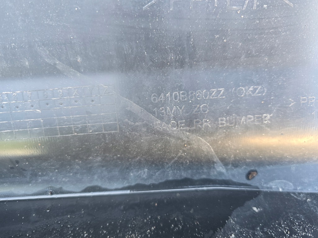 фото №8, Mitsubishi asx lift 2012- бампер задняя задний 6410b860zz