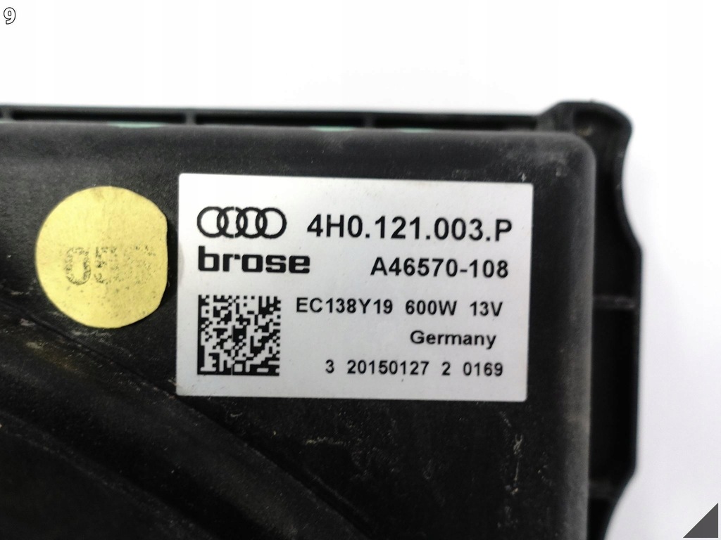 фото №10, Audi rs6 s6 a6 4g0 rs7 s7 a7 4g8 c7 s8 a8 4h0 d4 4.0 tfsi вентилятор 600w