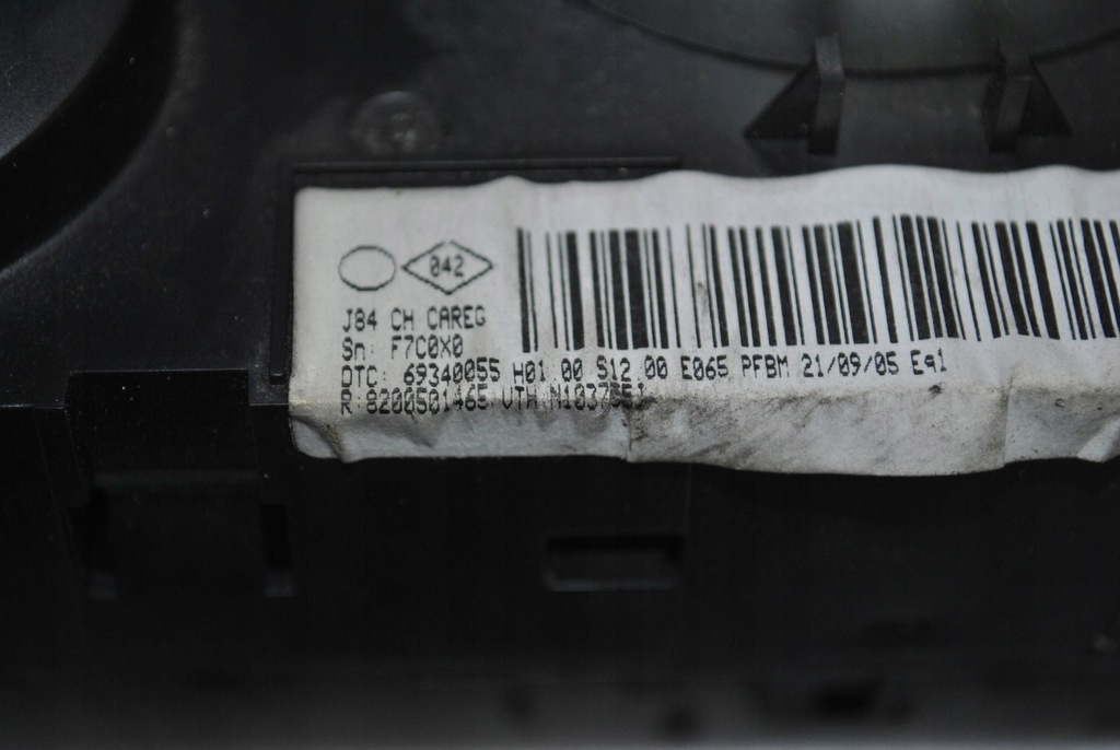 фото №4, Панель кондиціонера renault scenic ii 8200501465