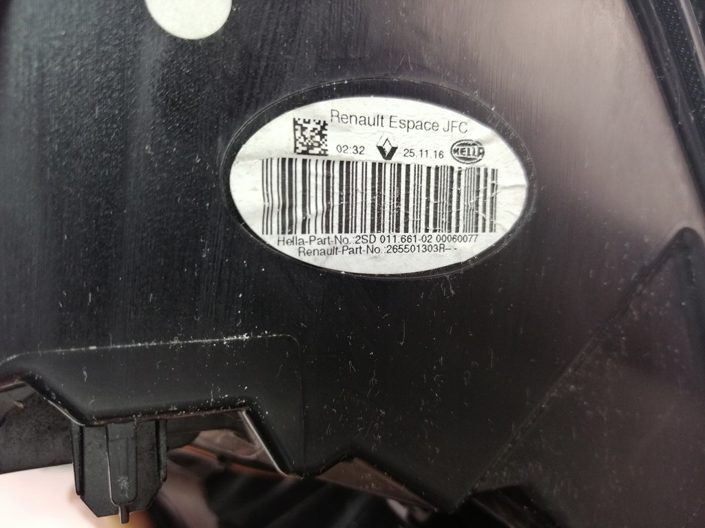 фото №10, Renault espace v лампа задняя правая led