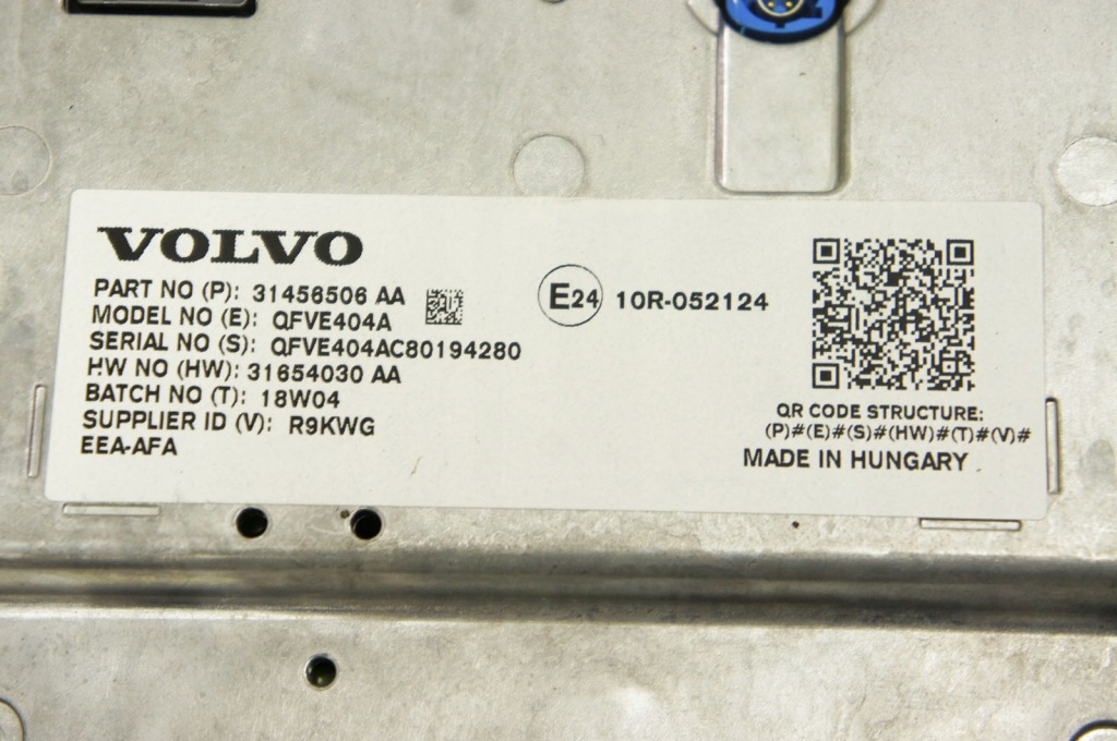 фото №6, Ql069 volvo v90 16- экран дисплей 31456506aa