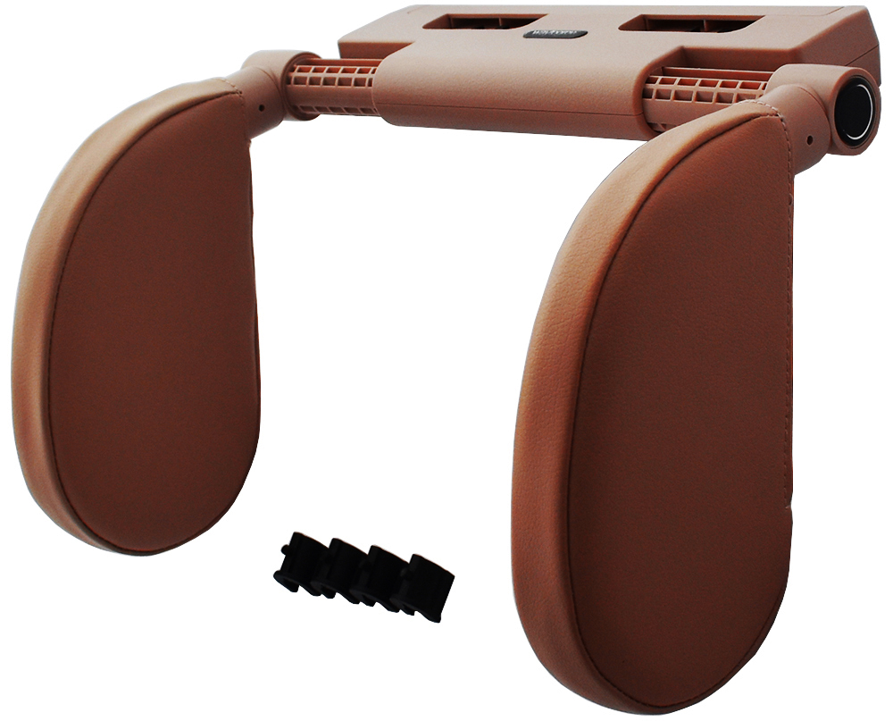 фото №14, Подголовник do автомобиля спинка головы подушка коричневый