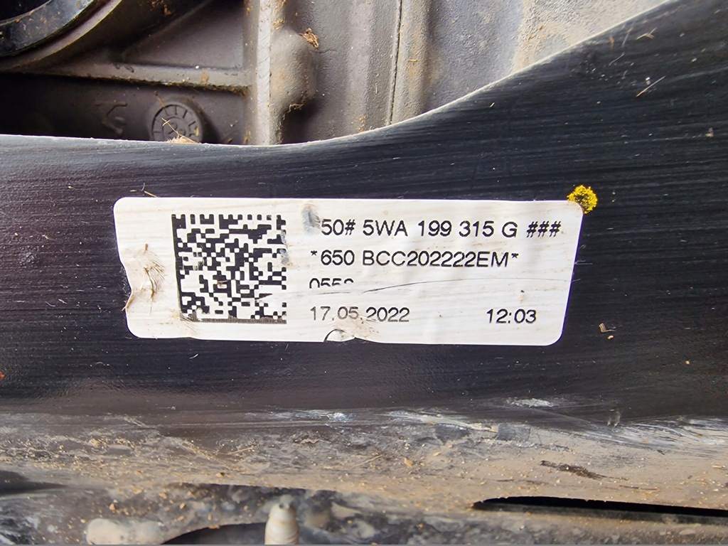 фото №3, Підрамник підрамник vw t-roc lift 2022 rok 5wa199315g