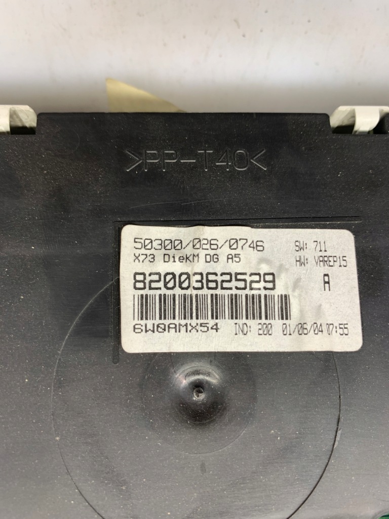 фото №3, Лічильник приладова панель 8200362529 renault