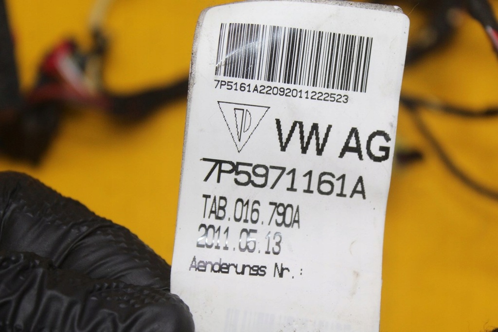 фото №7, Жгут электропроводка дверь левый перед porsche cayenne ii 7p5971161a