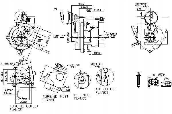 фото №2, Турбонагнетатель dacia logan nissan kubistar micra iii renault clio ii