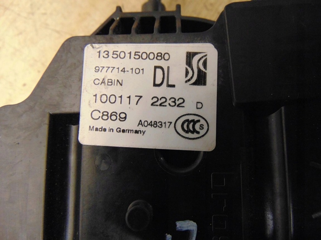 фото №7, Замок cent. двері лівий перед jumper iii lift 6 pin