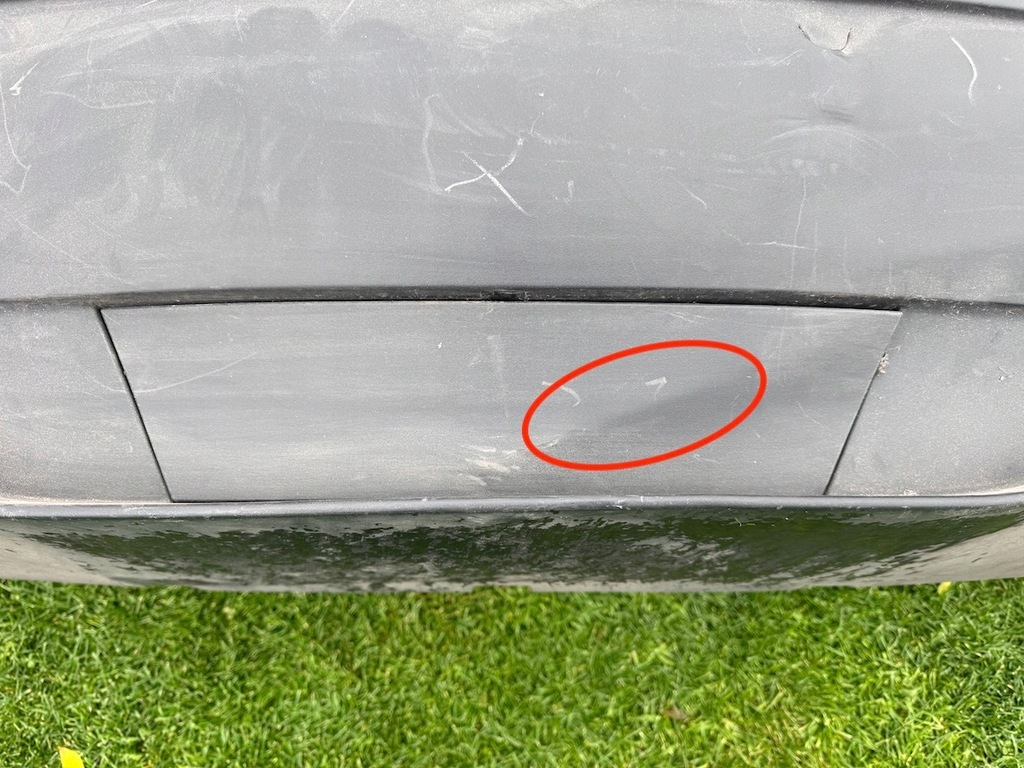 фото №1, Tesla model y my заглушка фаркоп крышка w бампер задний задняя оригинал