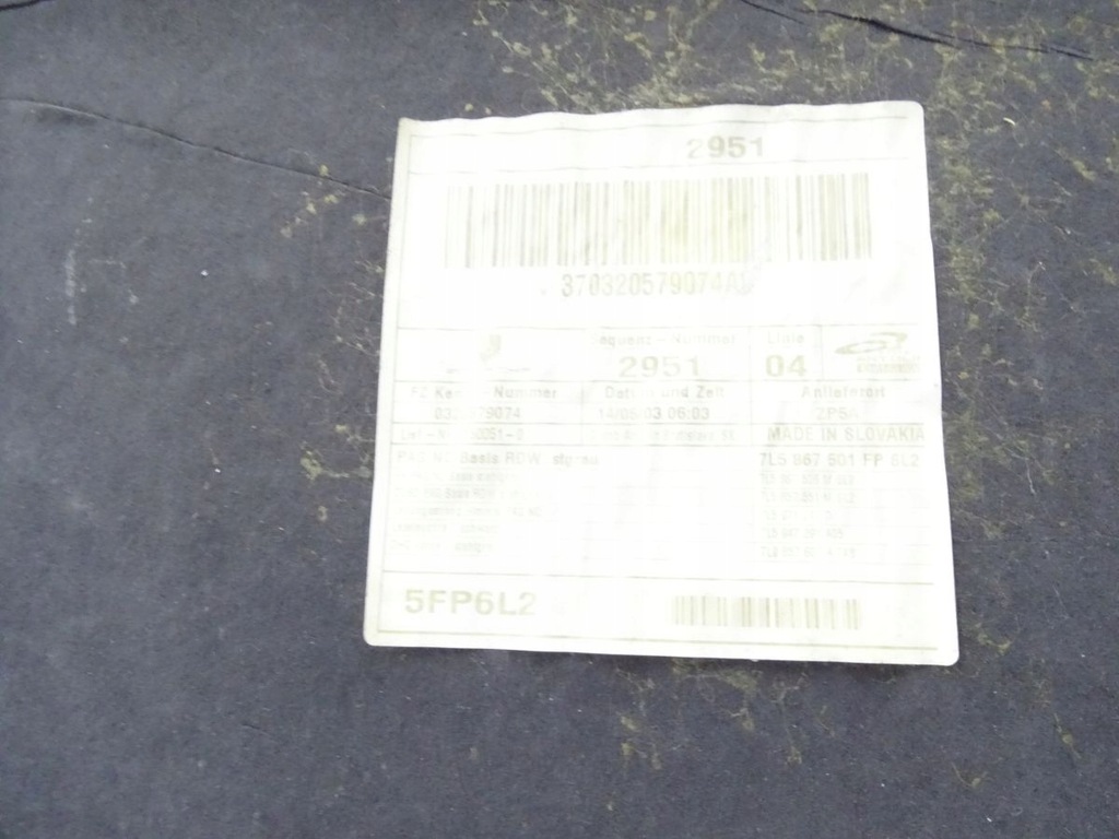 фото №6, Porsche cayenne 02-10 потолок 7l5867506