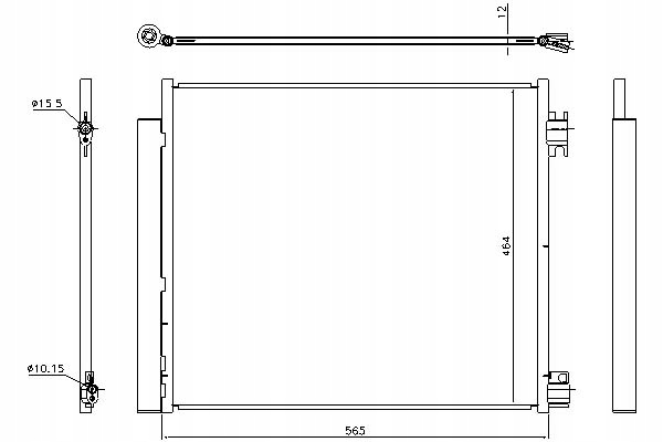 фото №2, Nissens 940546 конденсатор, кондиционер