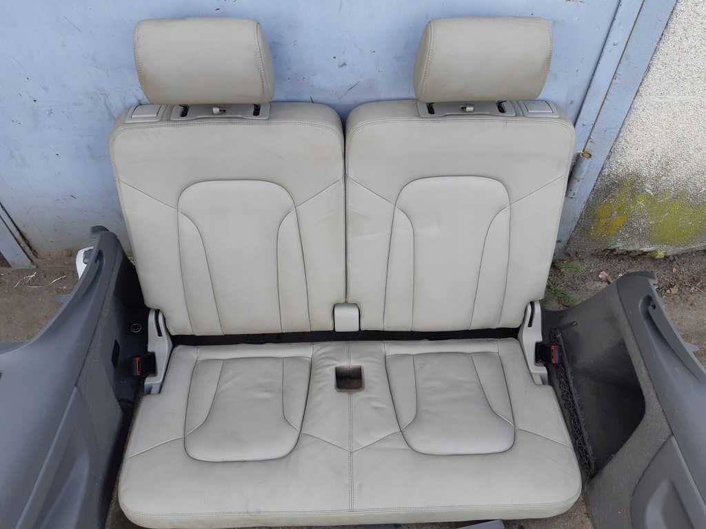 фото №6, Audi q7 4l сиденья iii 3 ряд обшивки кожа комплект