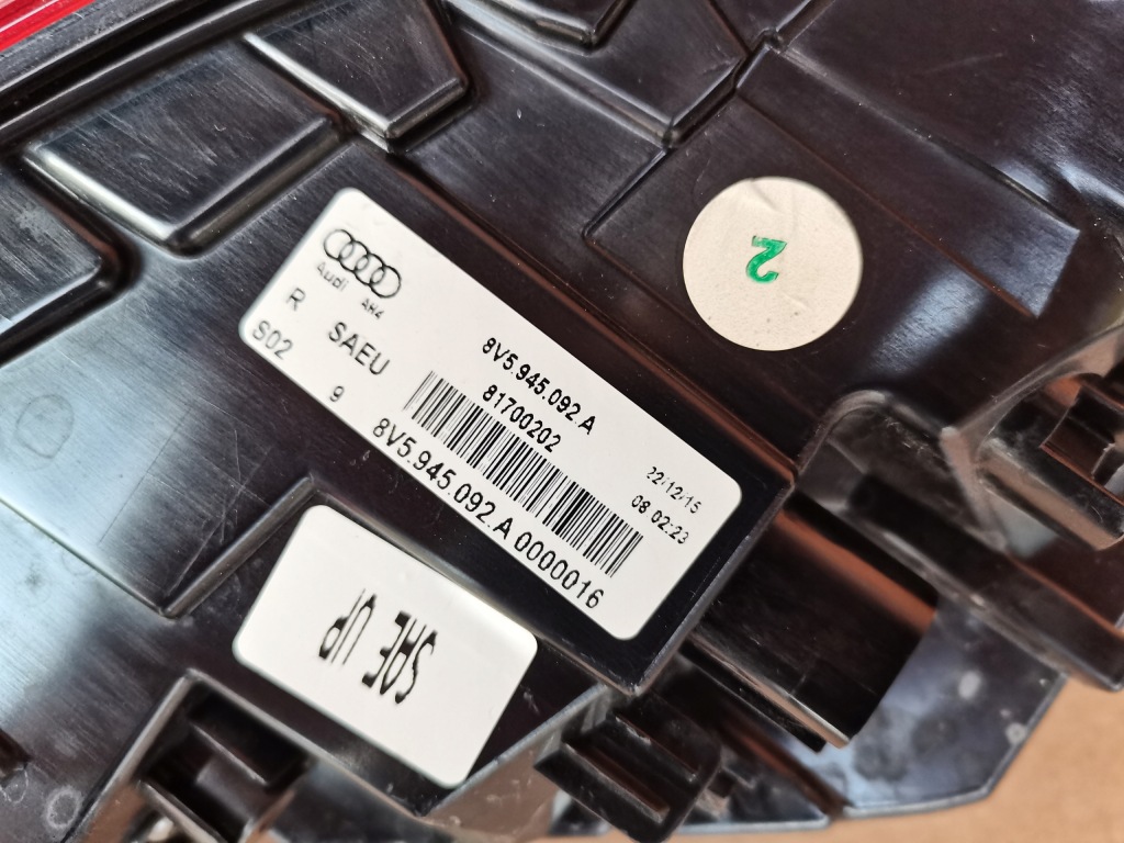 фото №7, Audi a3 8v5 s3 комплект лампа задняя sedan lift full led usa