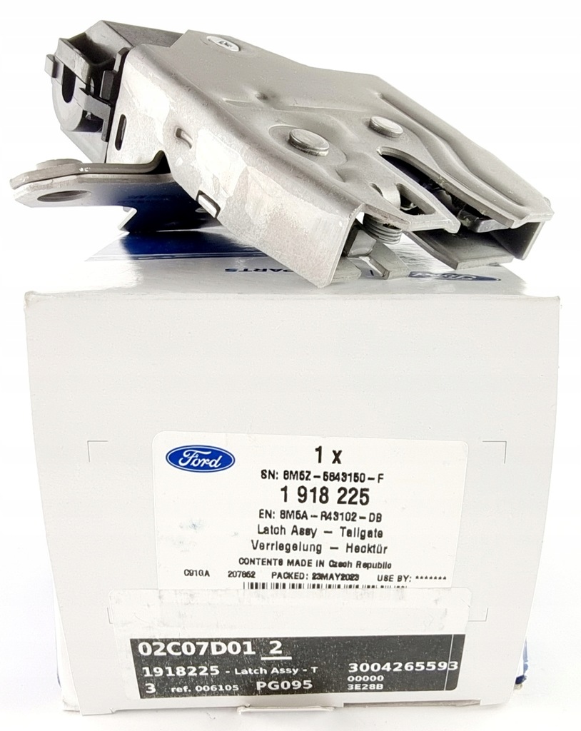 фото №14, Замок кришки задня ford transit connect / custom 12-