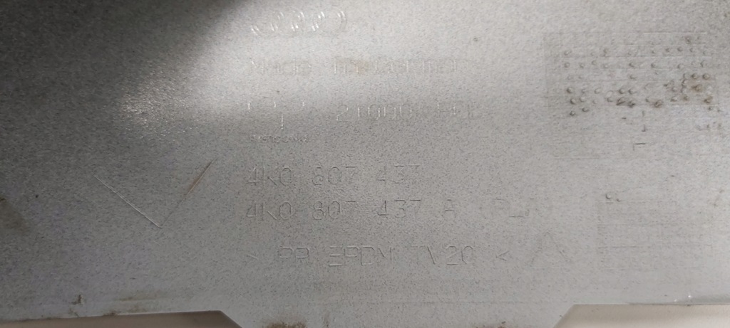 фото №8, Audi a6 c8 4k0807437 бампер передний pod pdc омыватель