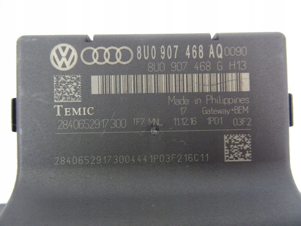 фото №7, Audi a1 8x lift 1.6 tdi бортовий комп'ютер двигуна набір 04l907309e 8x0907063af