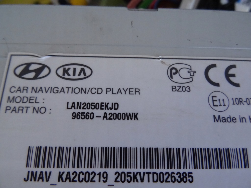 фото №3, Kia ceed ii jd 2014rok радіопрогравач навігація антена gps 96560-a2000