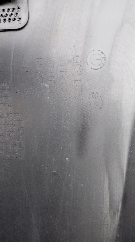 фото №12, Бампер спойлер dół бампера bmw ix3 g08 electric задняя 6pdc 8498637 8498638