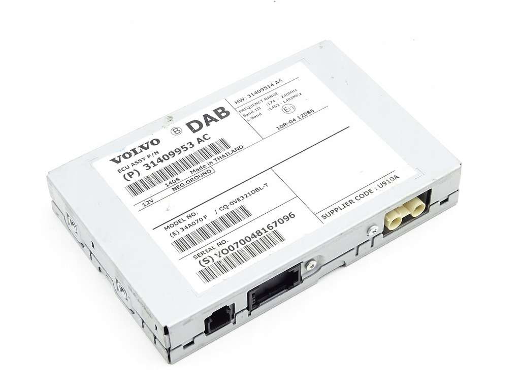 фото №1, Модуль тюнер радіо блок керування dab volvo v40 ii xc60 i 31409953ac