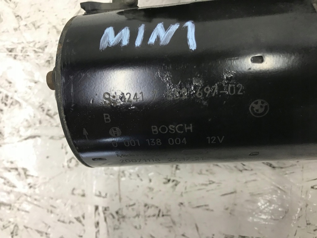 фото №3, Стартер 7552697 mini cooper r56 1.6 b 06-