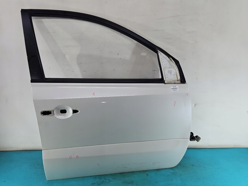 фото №2, Дверь перед правое пассажира renault koleos i 08- белый teqxa