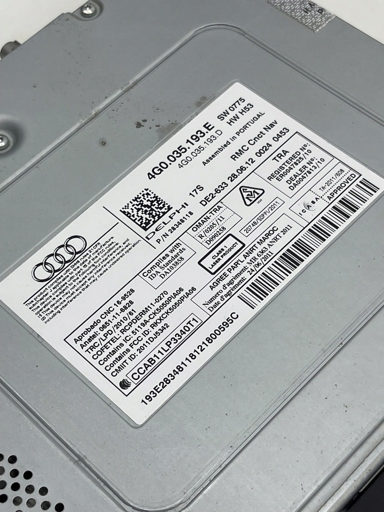 фото №15, Audi a6 a7 c7 модуль зчитувач блок мультимедіа navi mmi навігації легальний