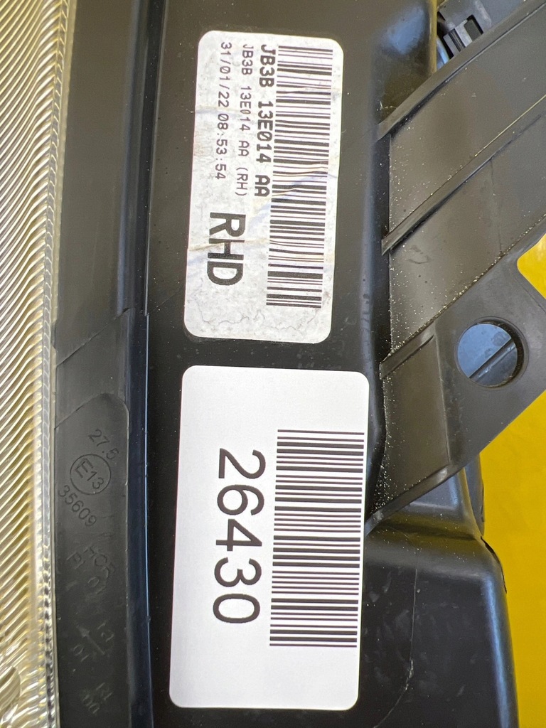 фото №2, Лампа правая ford ranger raptor 18-22 full led jb3b-13e014-aa