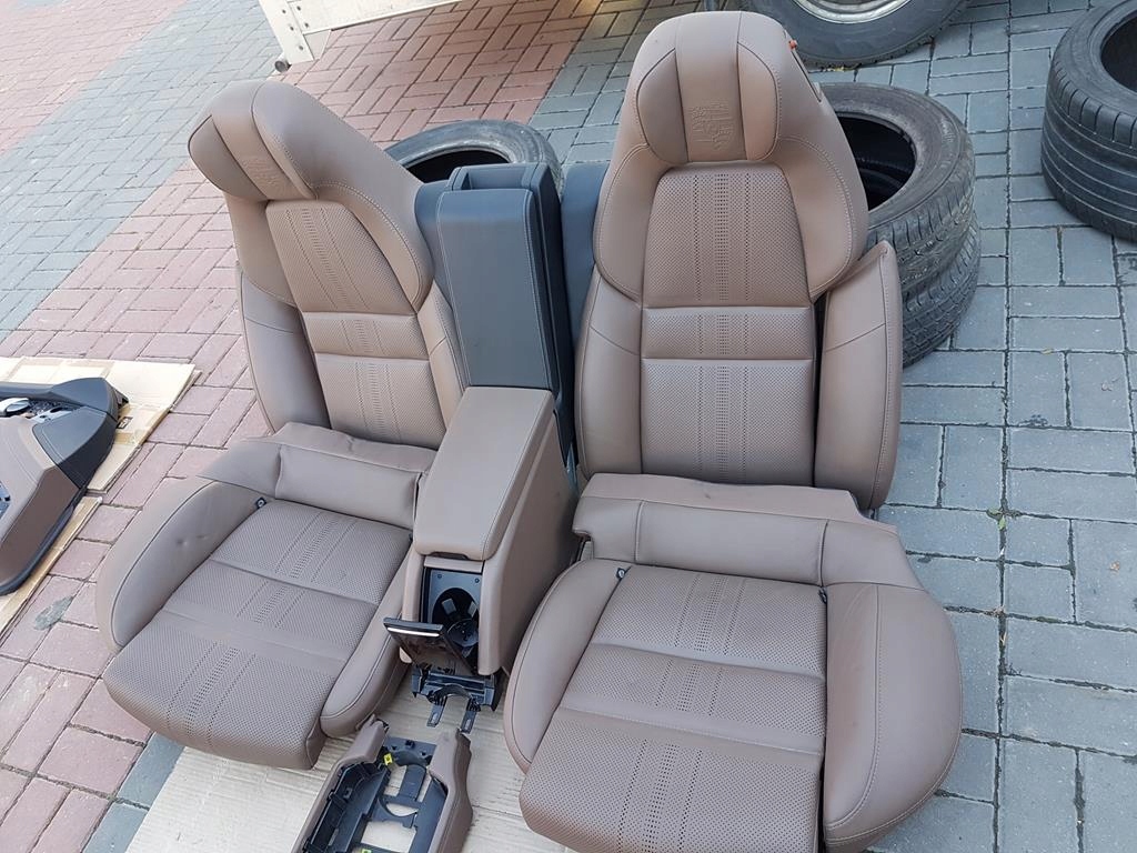 фото №6, Panamera 970 long сиденья заднее сиденье комплект кожа