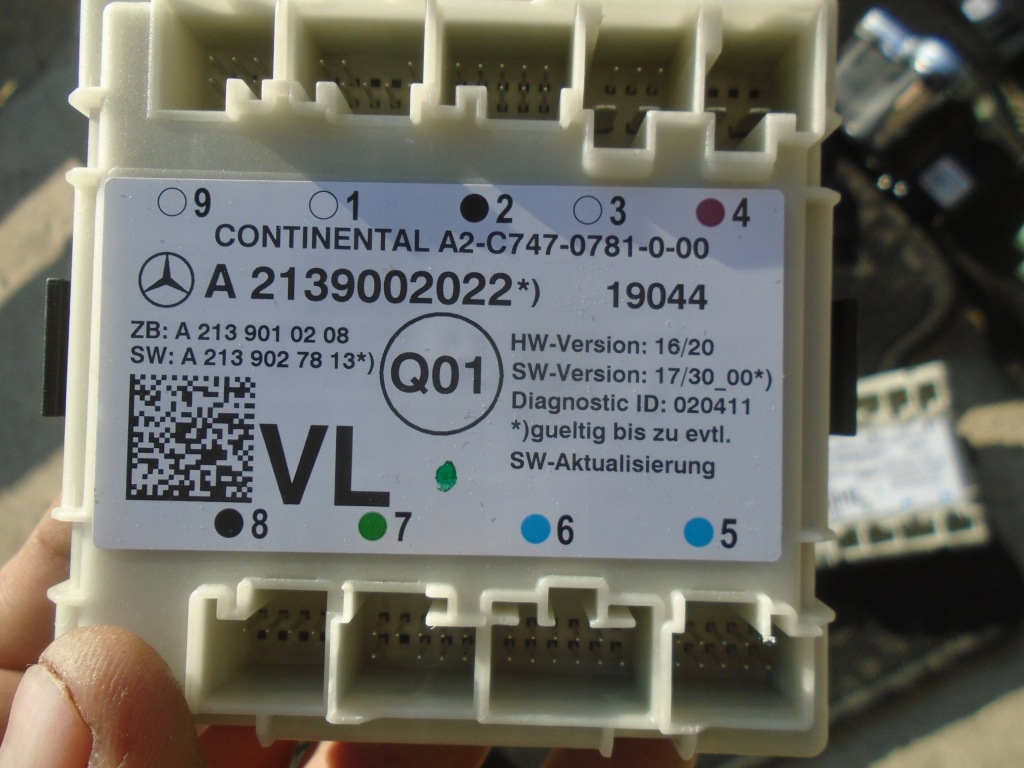 фото №2, Mercedes w213 модуль двері блок керування лівий перед