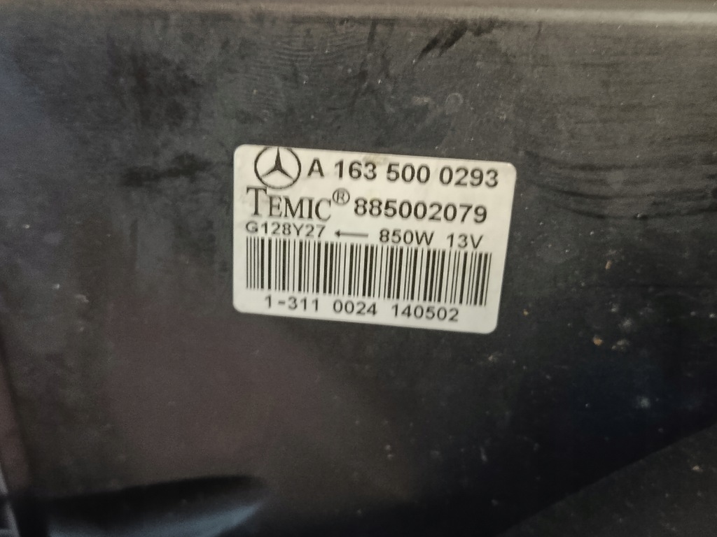 фото №10, Комплект радіатор mercedes ml w163 cdi a1635000293 1005583 a1635001004