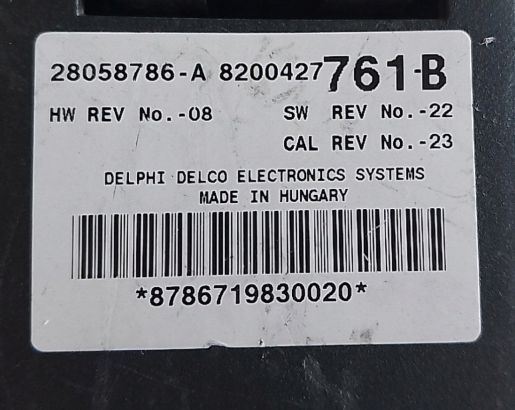 фото №3, Модуль комфорта renault оригинальный номер 8200427761b