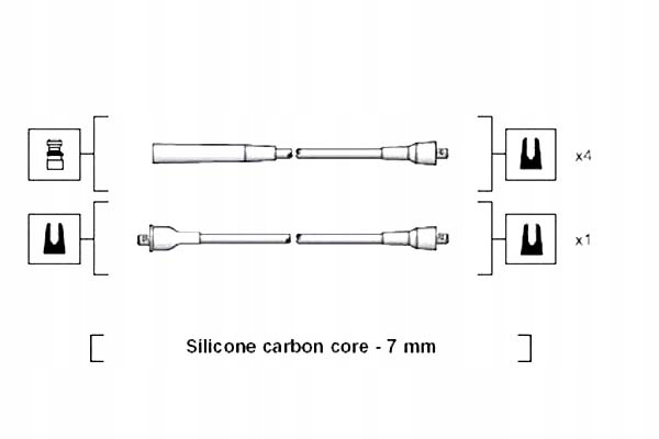 фото №2, Дроти запалювання magneti marelli bou3307 rcvw217