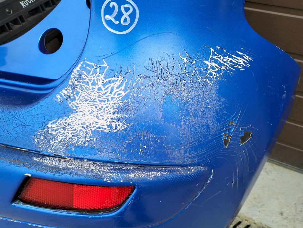 фото №9, Бампер задняя задний nissan note e11 цвет bv4 g lata 2005-2008