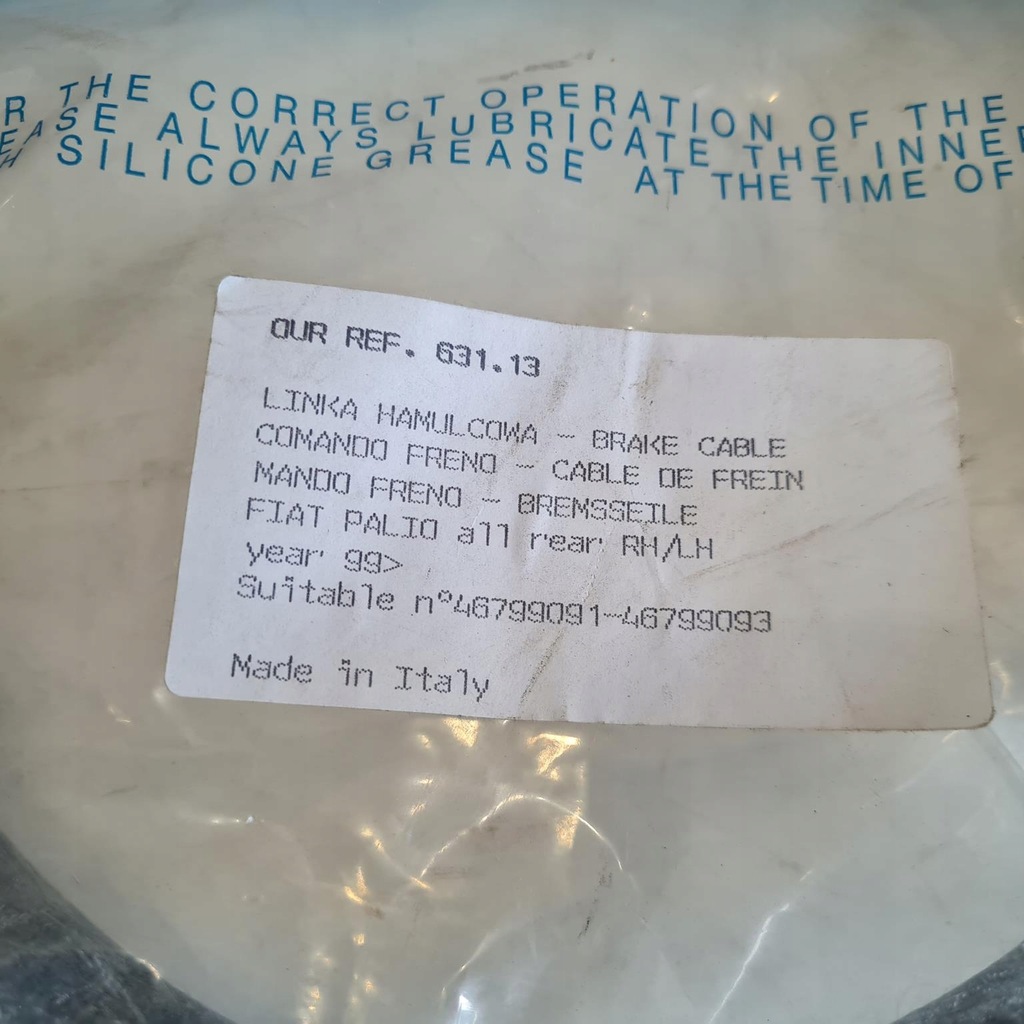 фото №8, Fiat palio siena трос гальма ручного cofle 631.13